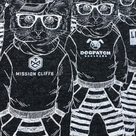 Touchstone Rock Climbing Racer Back Kitty Tank Top - Picture 2 of 7